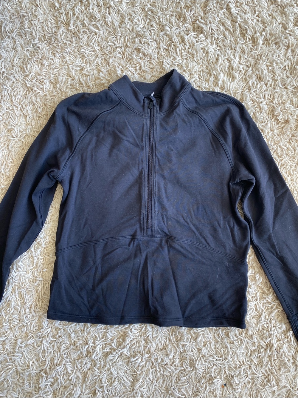 LULULEMON Align Women's Black Half-Zip Performance Pullover